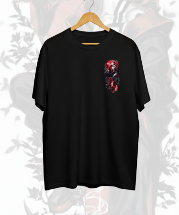 Anime Streetwear T-Shirt – Red Shadow Edition