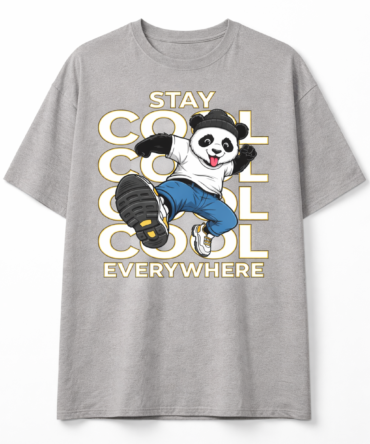Stay Cool Panda Streetwear T-Shirt