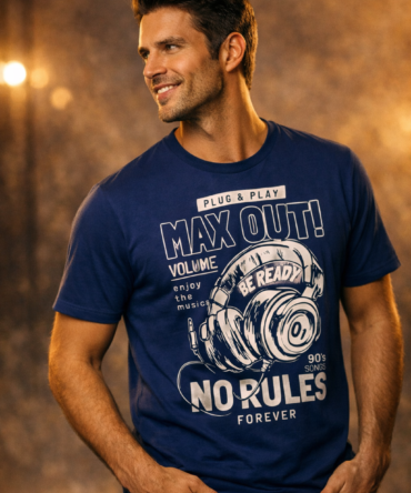 Max Out Music Graphic T-Shirt