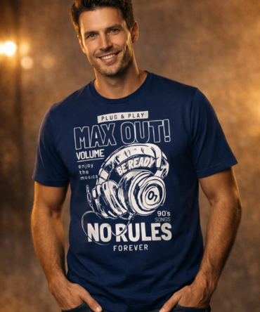 Max Out Music Graphic T-Shirt